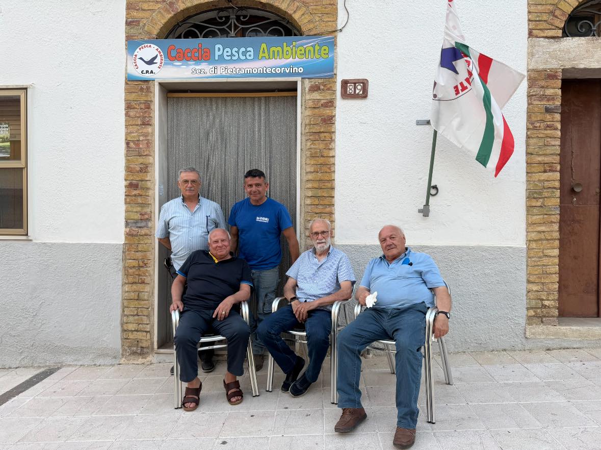 I signori della locale sezione del CPA di Pietramontecorvino