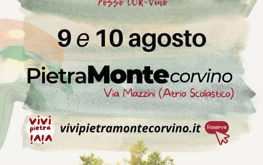 Torna Rosso Cor-Vino, quest’anno il 9 e 10 agosto 2025!
