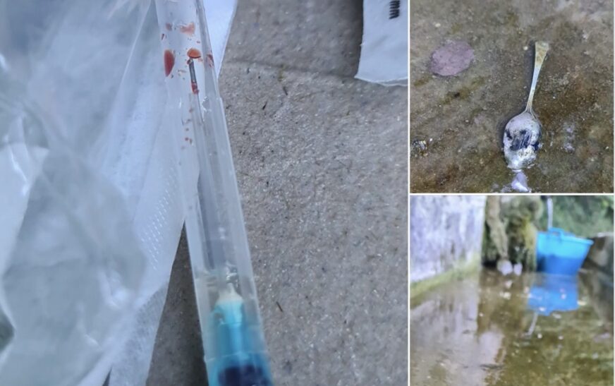 Siringa, cucchiaio abbandonati alla Pila del Ladro: cresce la preoccupazione dei cittadini
